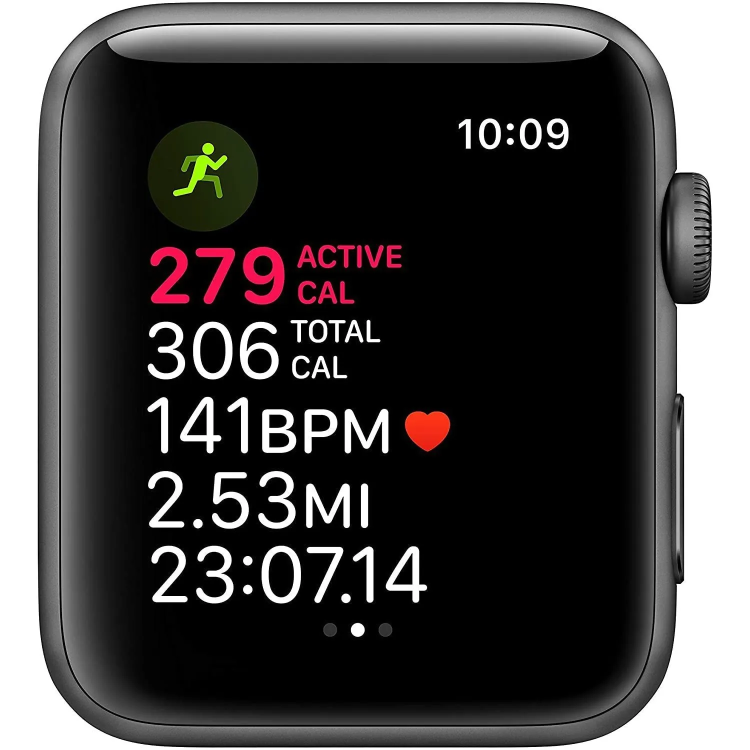 Apple Watch Series 3 GPS 42mm Space Gray Aluminum Case with Black Sport Band (Refurbished)
