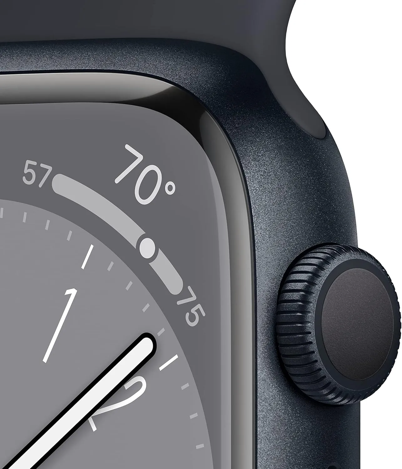 Apple Watch Series 8 [GPS 41mm] Smart Watch w/Midnight Aluminum Case with Midnight Sport Band - S/M. Fitness Tracker, Blood Oxygen & ECG Apps, Always-On Retina Display, Water Resistant