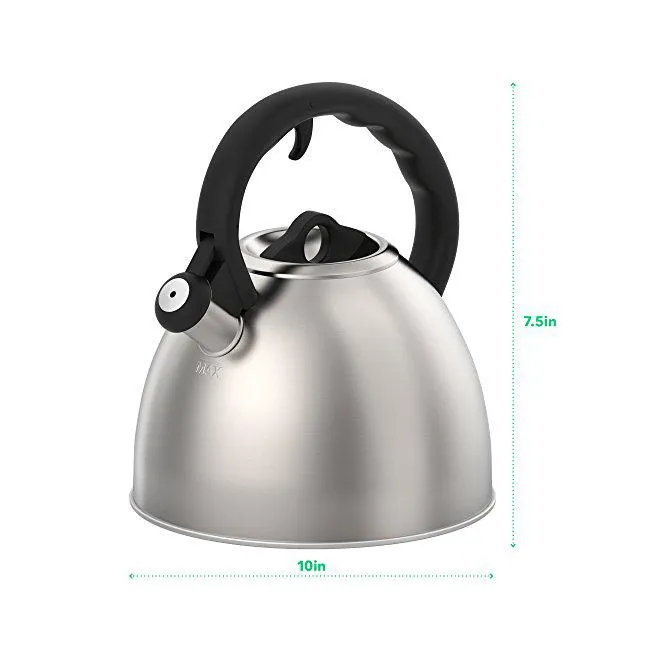 Artistic flair Tea Whistling Kettle Vremi Big-value deals 2 Quart