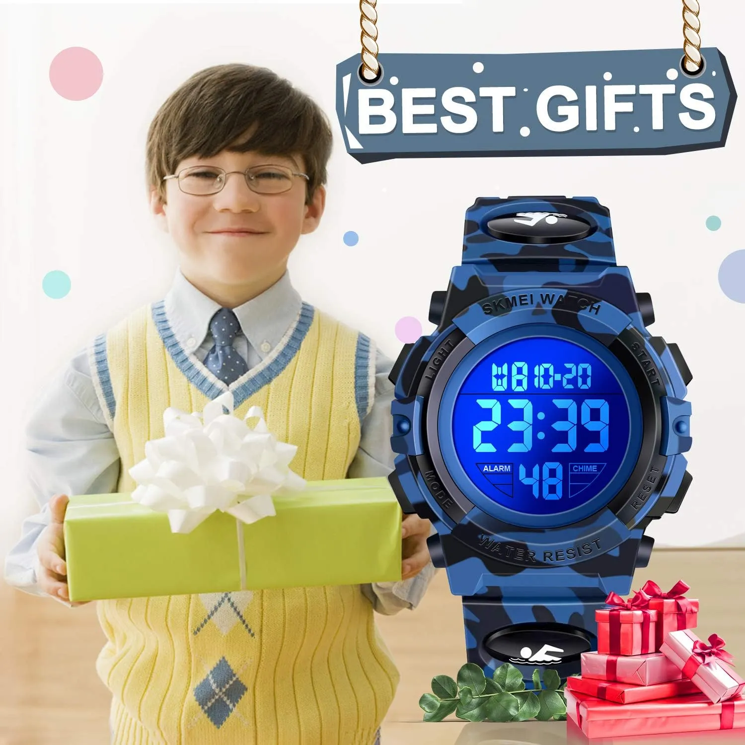 ATIMO LED 50M Waterproof Kids Digital Sport Watch - Kids Gifts