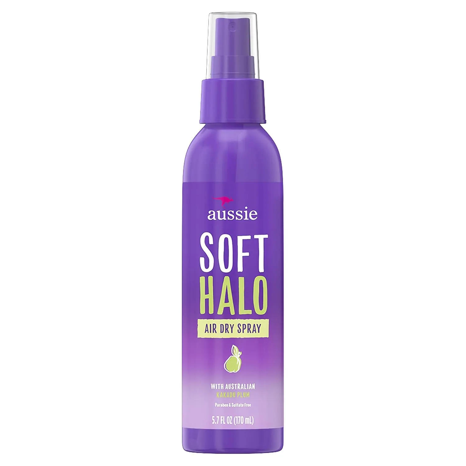 Aussie Soft Halo Air Dry Spray With Australian Kakadu Plum 5.7 Fl Oz