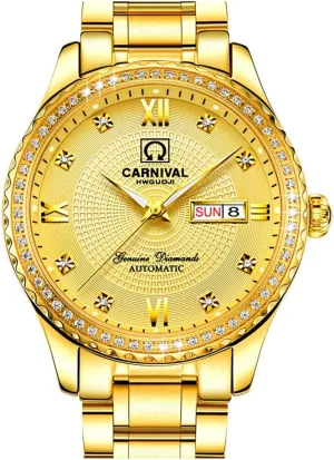 Automatic Watch for Men Waterproof Day Date Luxury Men Watch