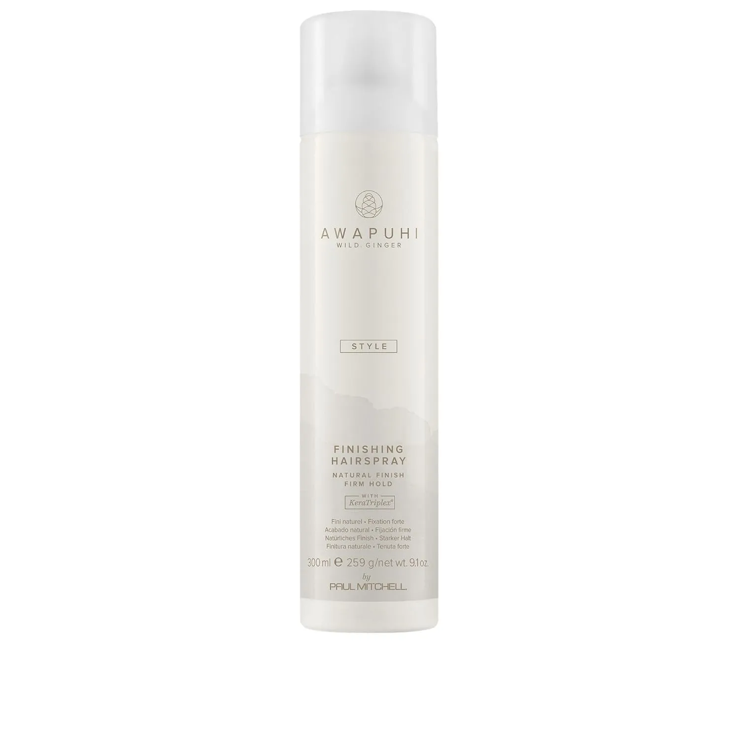 Awapuhi Wild Ginger by Paul Mitchell Finishing Spray, Firm Hold, Natural Finish Hairspray, For All Hair Types, 9.1 oz.