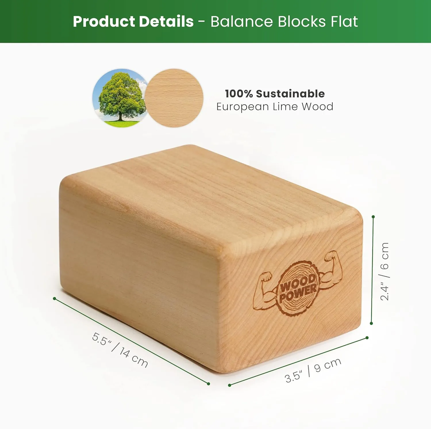 BalanceBlocks - Handstand Blocks & Yoga Block in One - Bodyweight Training, Gymnastics, Acrobatics, Yoga, Yoga prop and accessory, Lightweight, Good for Travel, Premium European Quality (Pack of 2)