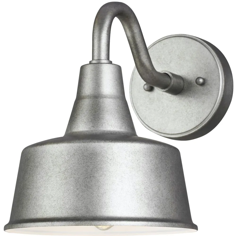 Barn Light Weathered Pewter LED Outdoor Wall Lantern