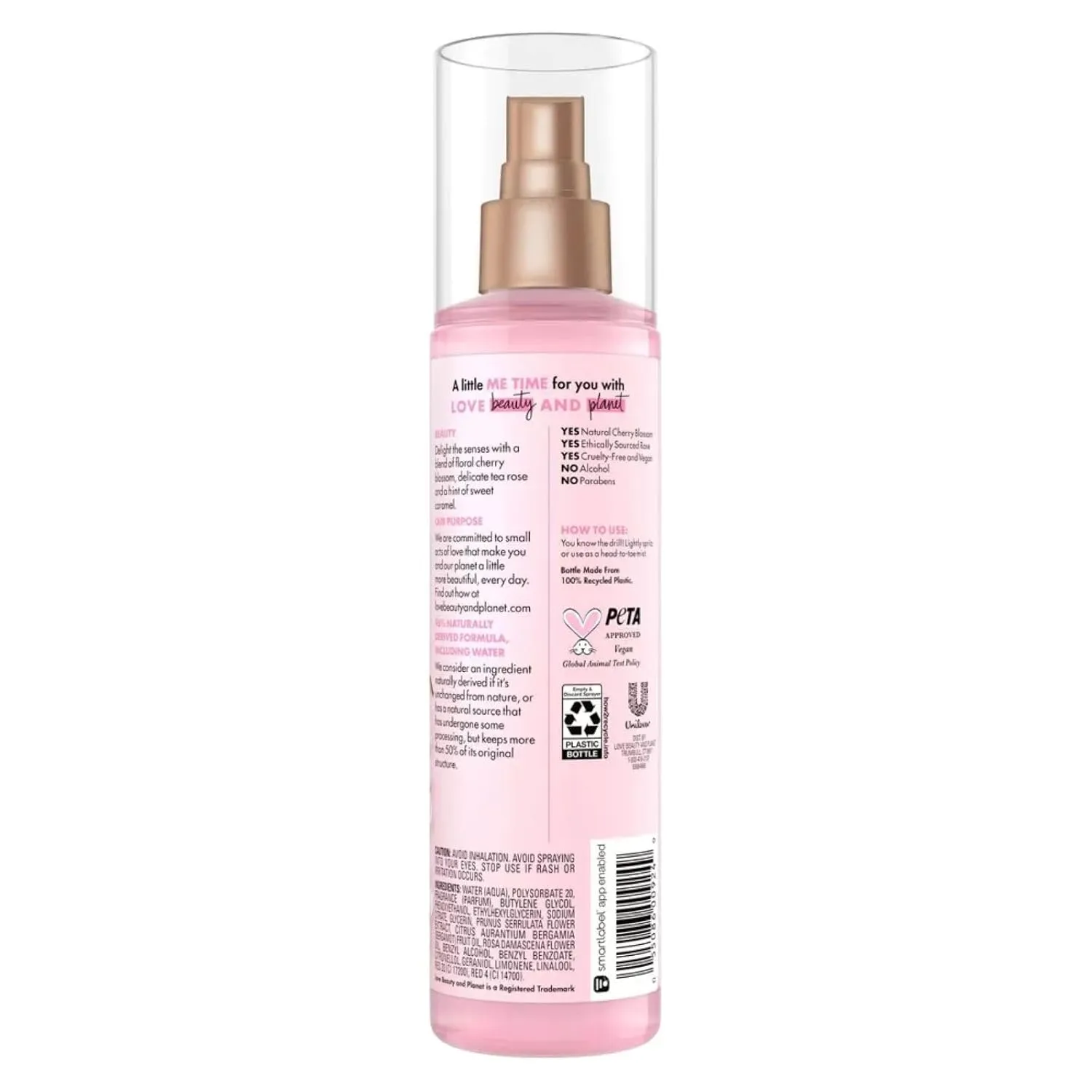 Beloved Cherry Blossom & Tea Rose Body Mist 8oz