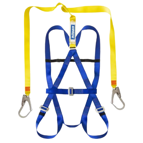 Belted Harness - Double Lanyard & Scaffold Hooks c/w Waist Belt