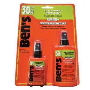 Ben's Home & Field Pack 3.4oz & 1.25oz