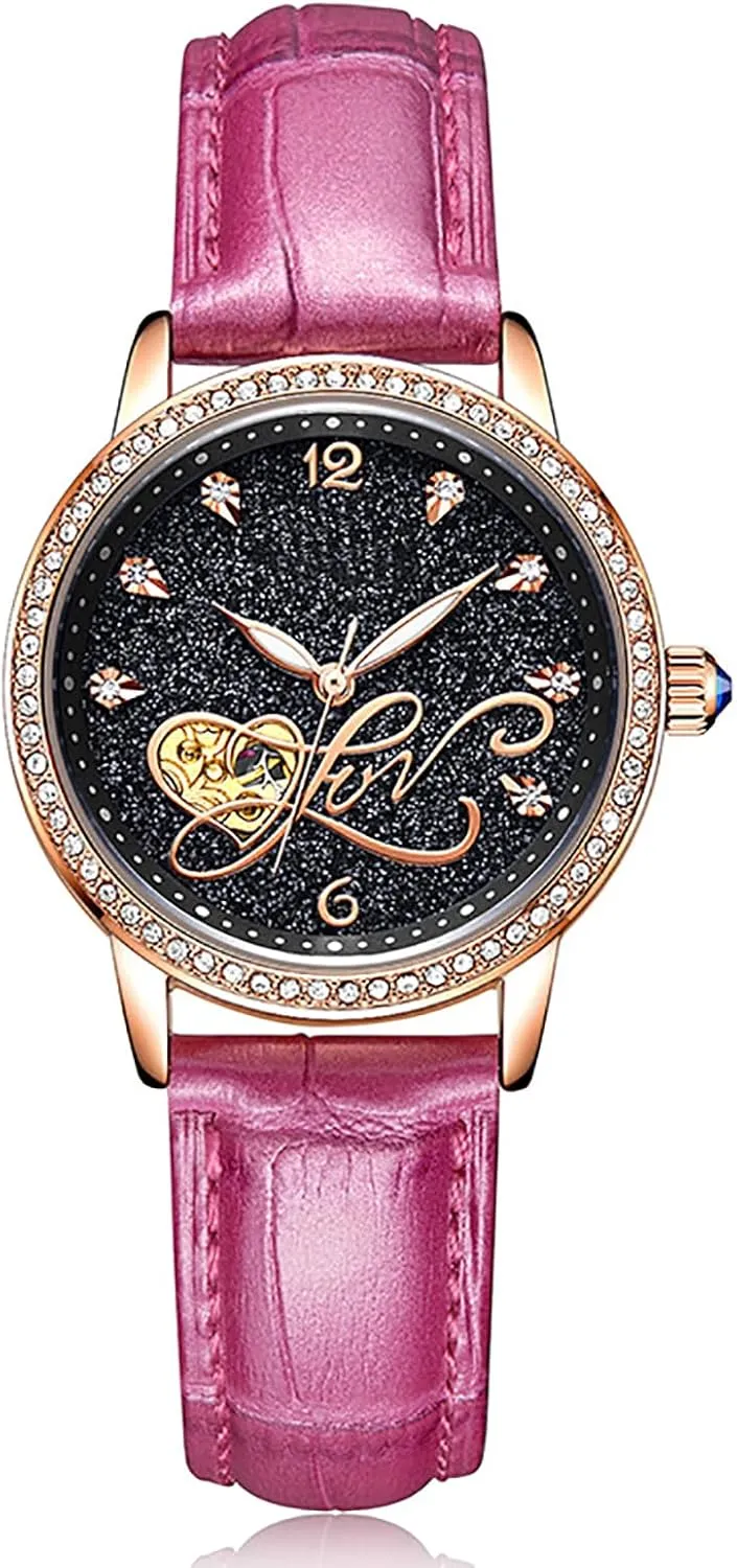 BESTKANG Mechanical Watch for Women Automatic Watch Luxury Diamond Waterproof Women's Watch