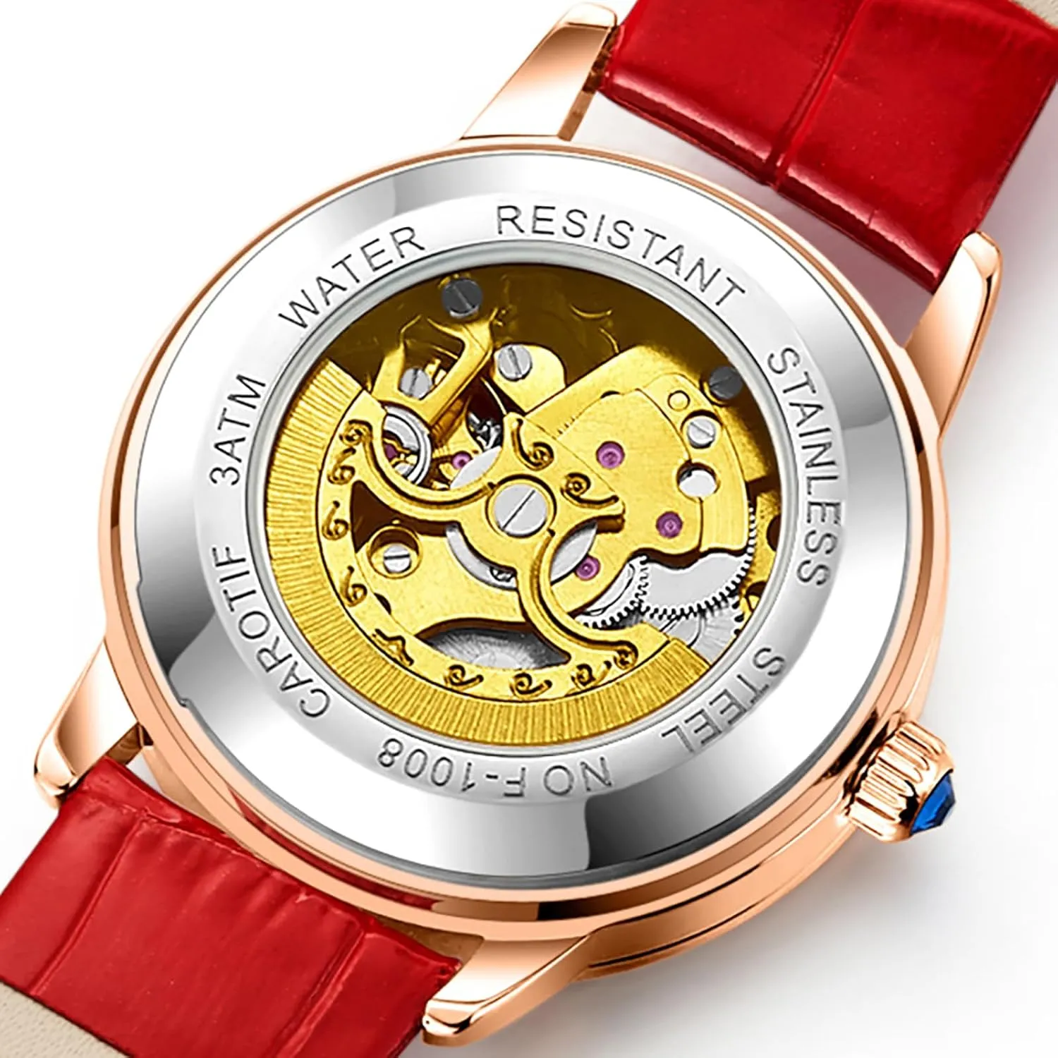 BESTKANG Mechanical Watch for Women Automatic Watch Luxury Diamond Waterproof Women's Watch