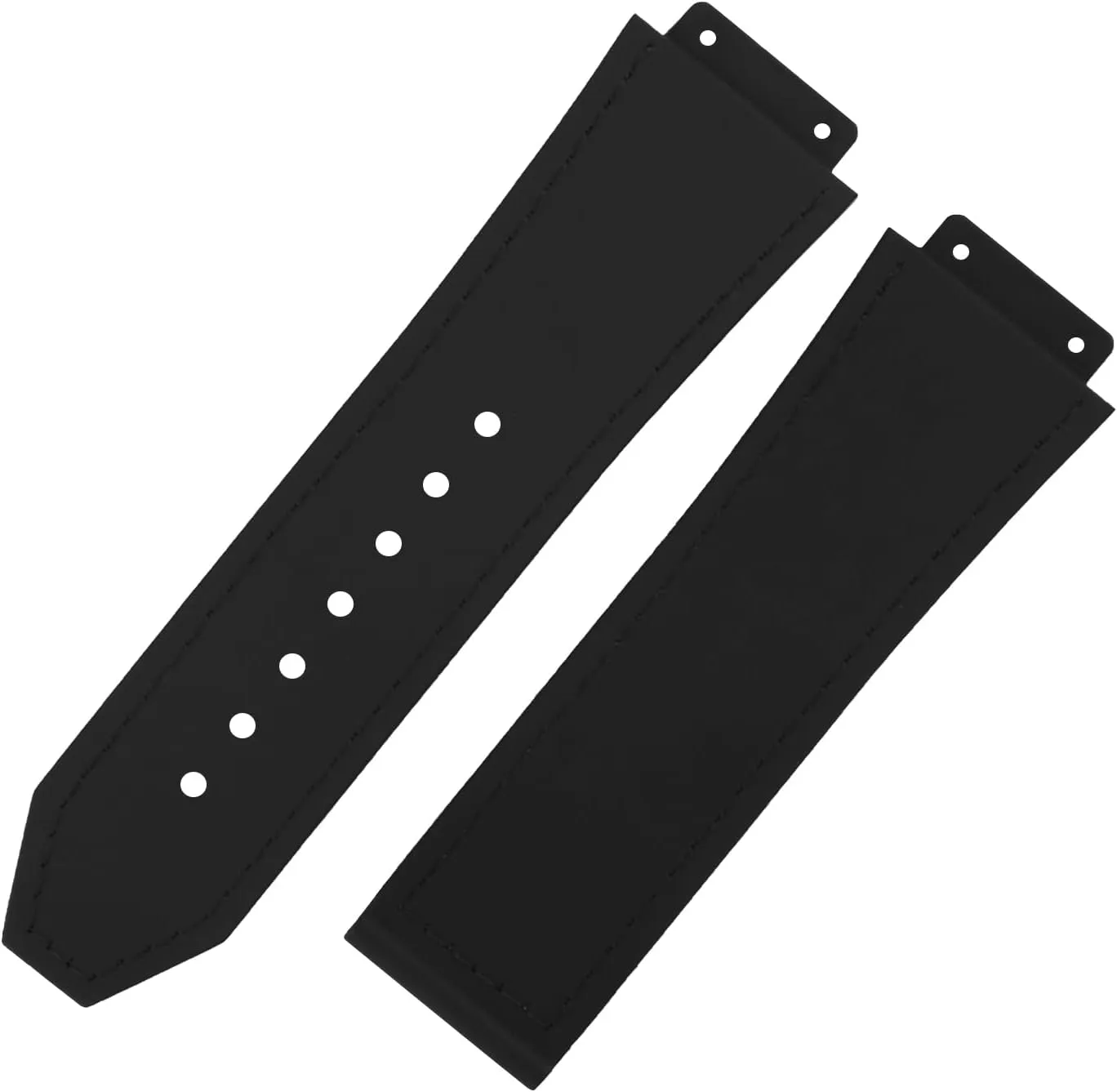 Big Bang Rubber Frosted 25mm Silicone Watch Bands Replacement Fit for Hublot 19mm*25mm*22mm Big Bang Watch Strap Wirstband(without metal buckle) For Men and Women