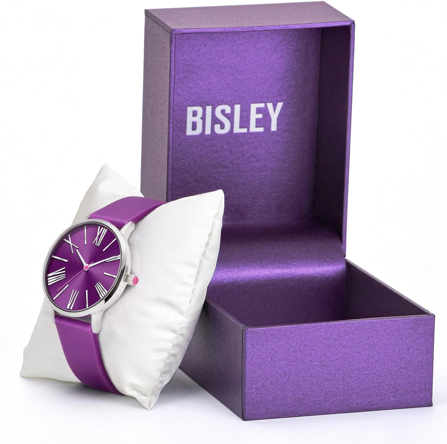 Bisley Women Watch Silicone Strap Easy to Read Waterproof Watch