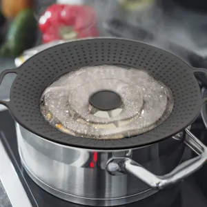 Boil Over Spill Stopper Safeguard Lid Cover For Pots And Pans