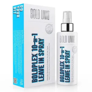 Boldplex Heat Thermal Protectant -10-in-1 Leave in Treatment Spray For Frizzy, Dry, Damaged, Colored, Broken, Curly & Bleached Hair Types- Paraben & Sulfate-Free. Cruelty Free, 100% Vegan. 5.9 Fl.Oz