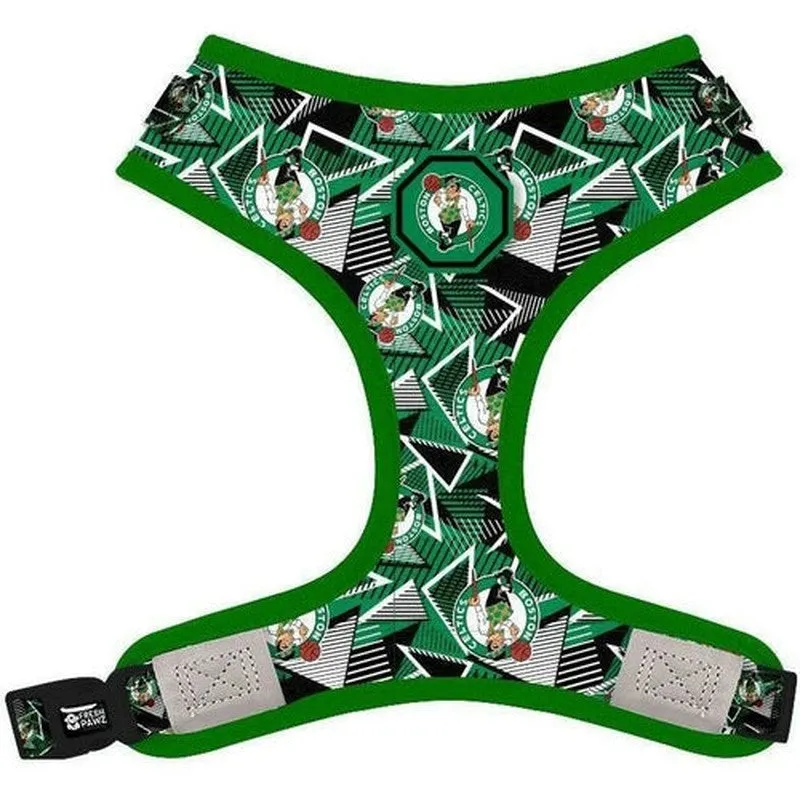 Boston Celtics Adjustable Mesh Dog Harness - NBA Style