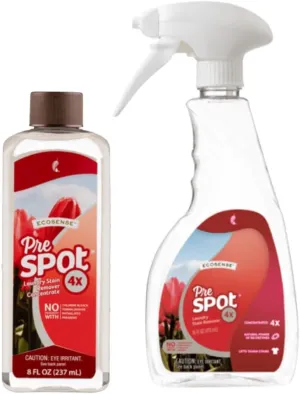 Bundle Set of Melaleuca Prespot 4X Concentrate, 8 Ounces and Spray Bottle