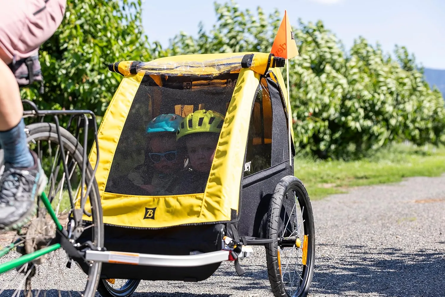 Burley Bee, 1 and 2 Seat, Lightweight, Kids Bike-Only Trailer