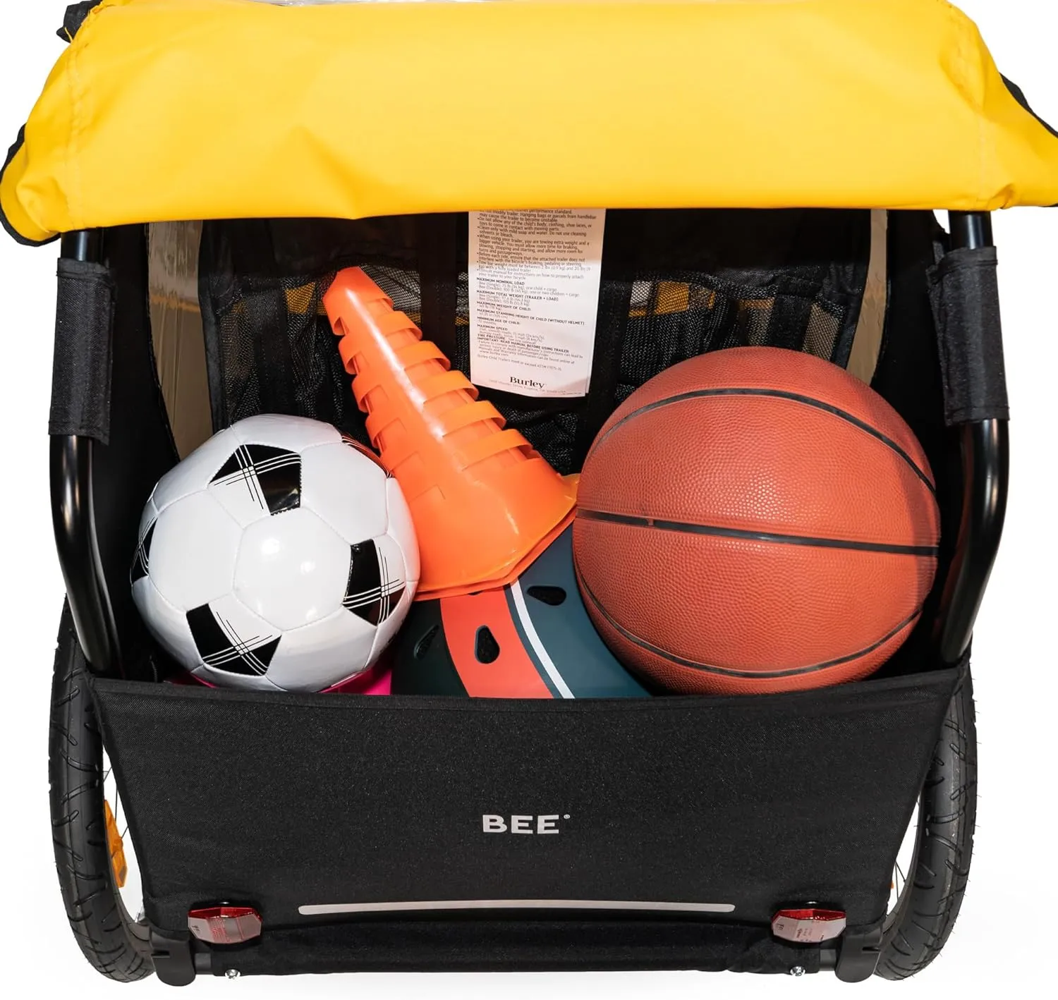 Burley Bee, 1 and 2 Seat, Lightweight, Kids Bike-Only Trailer