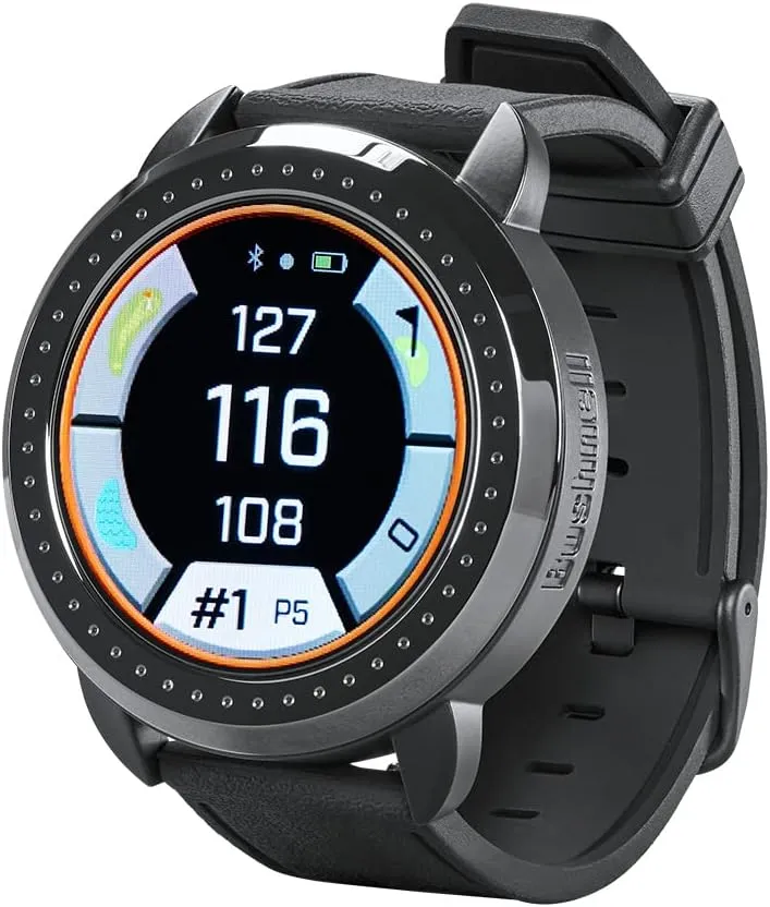 Bushnell iON Elite (Black) Golf GPS Watch - Color Touchscreen Smartwatch with 12  Hours Battery Life, 38K Courses & Slope Distances - Bundle with iON Elite Screen Protectors & Charger