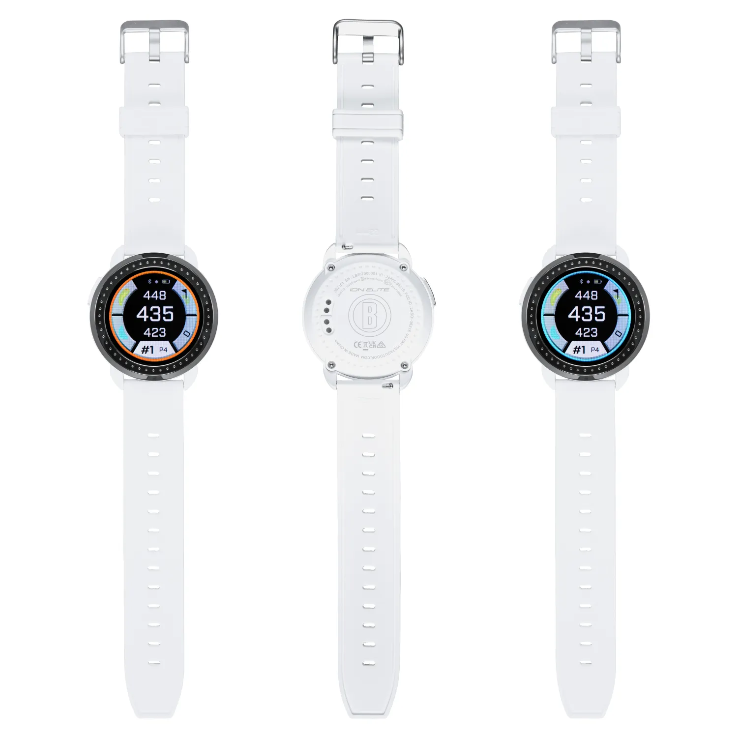 Bushnell iON Elite Black Golf GPS Watch with Wearable4U Lens Cleaning Cloth Bundle