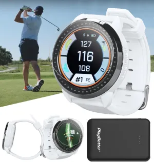 Bushnell iON Elite (White) Golf GPS Watch - Color Touchscreen Smartwatch with 12  Hours Battery Life, 38K Courses & Slope Distances - Bundle with iON Elite Screen Protectors & Charger