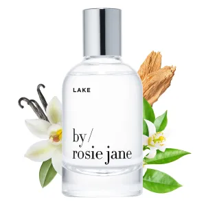 By Rosie Jane Eau De Parfum Spray (Lake) - Clean Fragrance for Women - Essential Oil Mist with Notes of Citrus, Bergamot, Sandalwood, Vanilla - Paraben Free, Vegan, Cruelty Free, Phthalate Free (50ml)