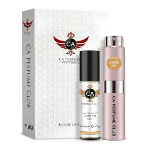 CA Perfume Duo Impression of Cashmere Mist For Women Eau de Parfum Refillable Atomizer Sprayer   Fragrance Body Oil Travel Size Roll-On Bottle 0.27 Fl Oz 0.33 Fl Oz