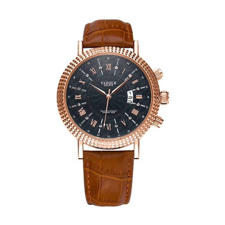 Calendar watch quartz watch business casual fashion foreign trade watch