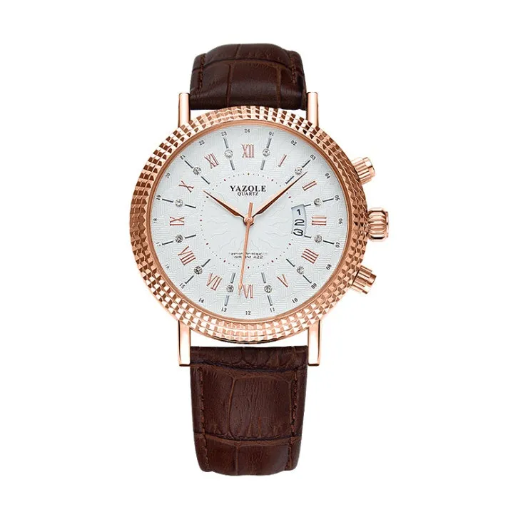 Calendar watch quartz watch business casual fashion foreign trade watch