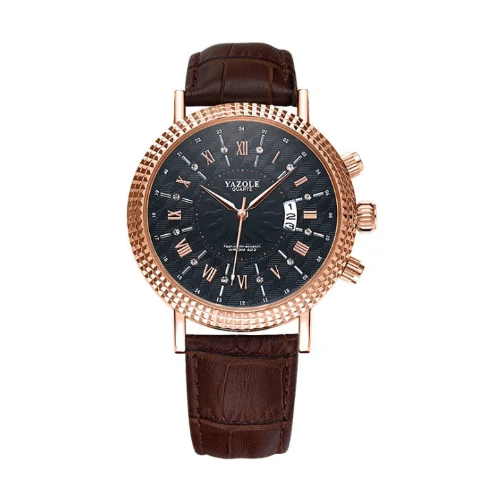 Calendar watch quartz watch business casual fashion foreign trade watch