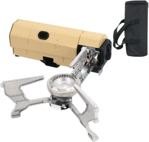 Camp Stoves，Portables Folded Camp Stove Outdoor Burners Travel Cooking Grills Cooker for Efficient Cooking