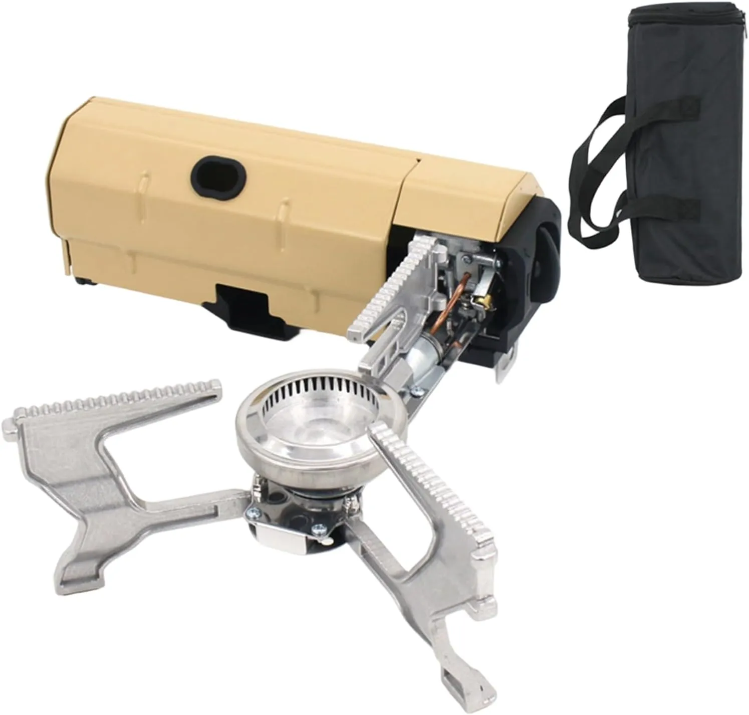 Camp Stoves，Portables Folded Camp Stove Outdoor Burners Travel Cooking Grills Cooker for Efficient Cooking