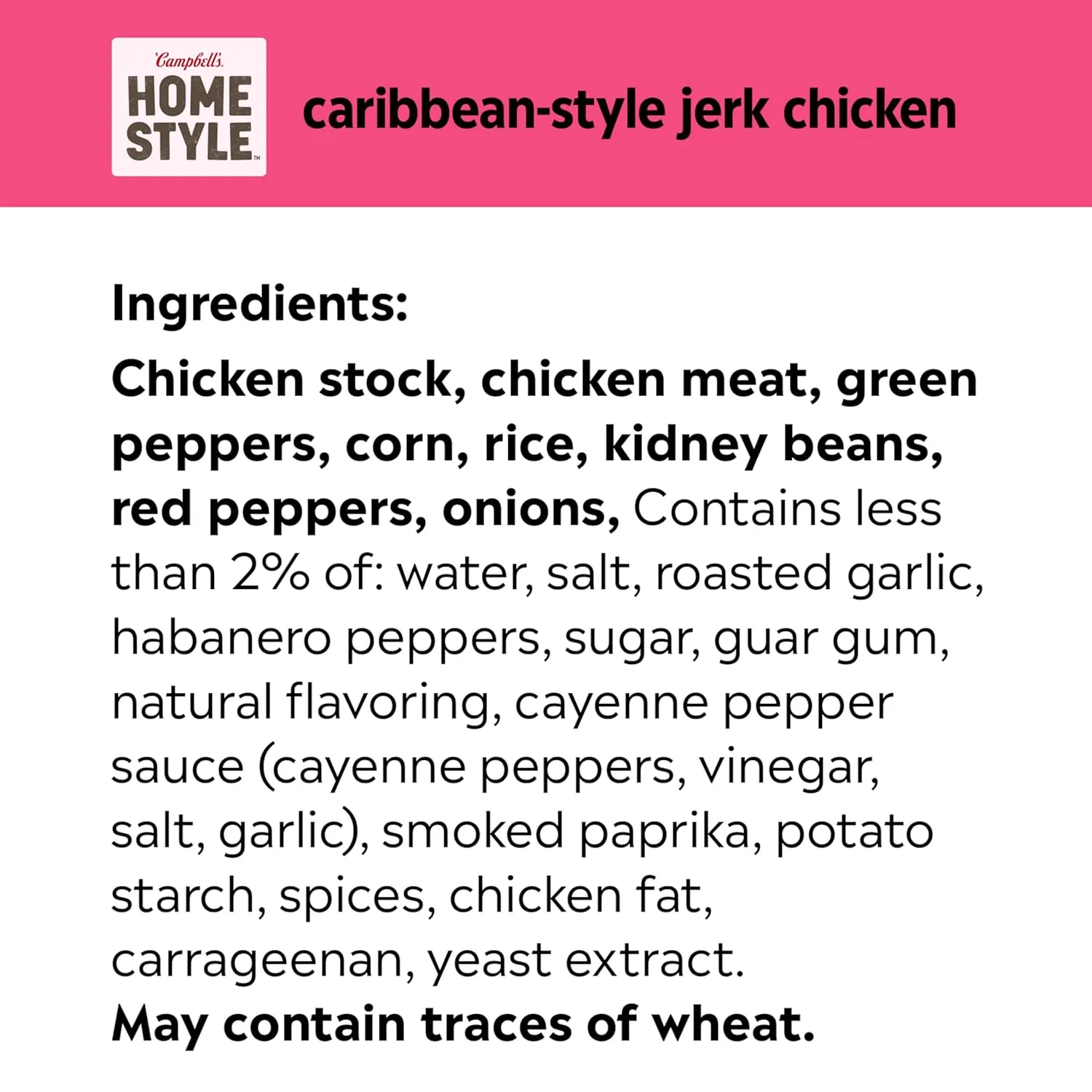 Campbell's Homestyle Caribbean-Style Jerk Chicken Soup, 16.1 OZ Can (Pack of 12)
