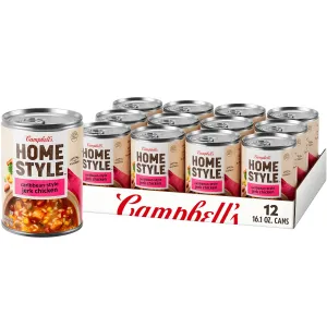 Campbell's Homestyle Caribbean-Style Jerk Chicken Soup, 16.1 OZ Can (Pack of 12)