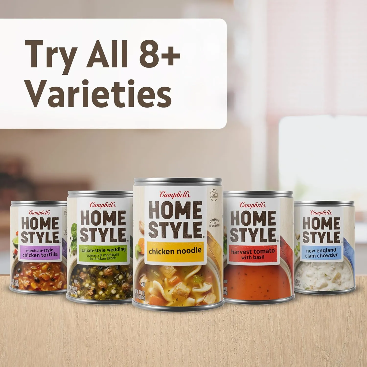 Campbell's Homestyle Chicken Noodle Soup, 16.1 OZ Can (Pack of 12)