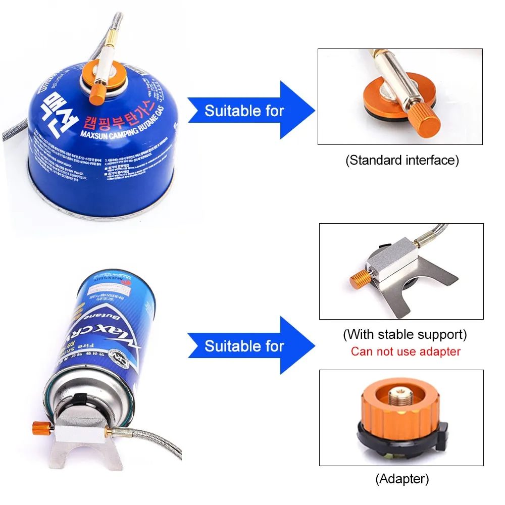 Camping Gas Stove Outdoor Tourist Burner Strong Fire Heater Tourism