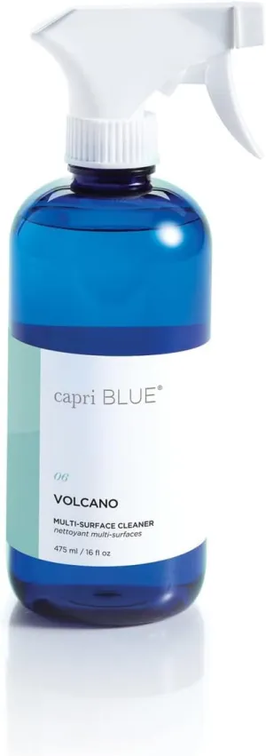 Capri Blue Volcano Multi Surface Cleaner Spray - Multi Purpose Cleaner - Cleaning Spray Safe for Countertops, Granite, & More - Vegan & Cruelty Free - Non-toxic Cleaning Supplies (16 fl oz)