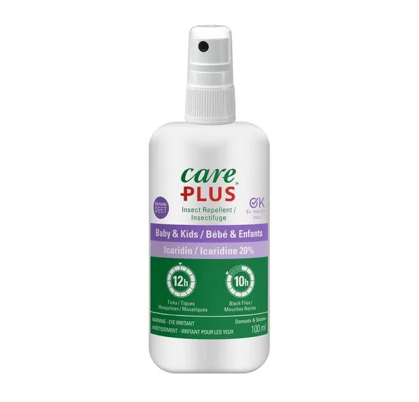 Care Plus® Insect Repellent - Icaridin Spray Kids and Baby - 100ml