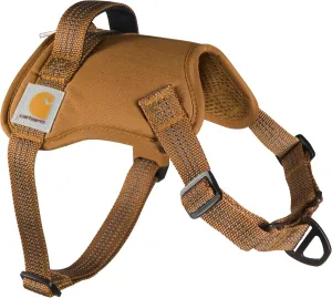 Carhartt Nylon Duck No Pull Dog Harness, Fully Adjustable Dog Harness with Quick Control Handle and Reflective Accents, Carhartt Brown, Medium