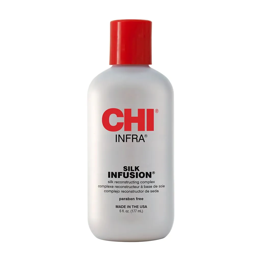 CHI Silk Infusion 6 Fl Oz & Shine Infusion 5.3 Oz Hair Treatment Bundle