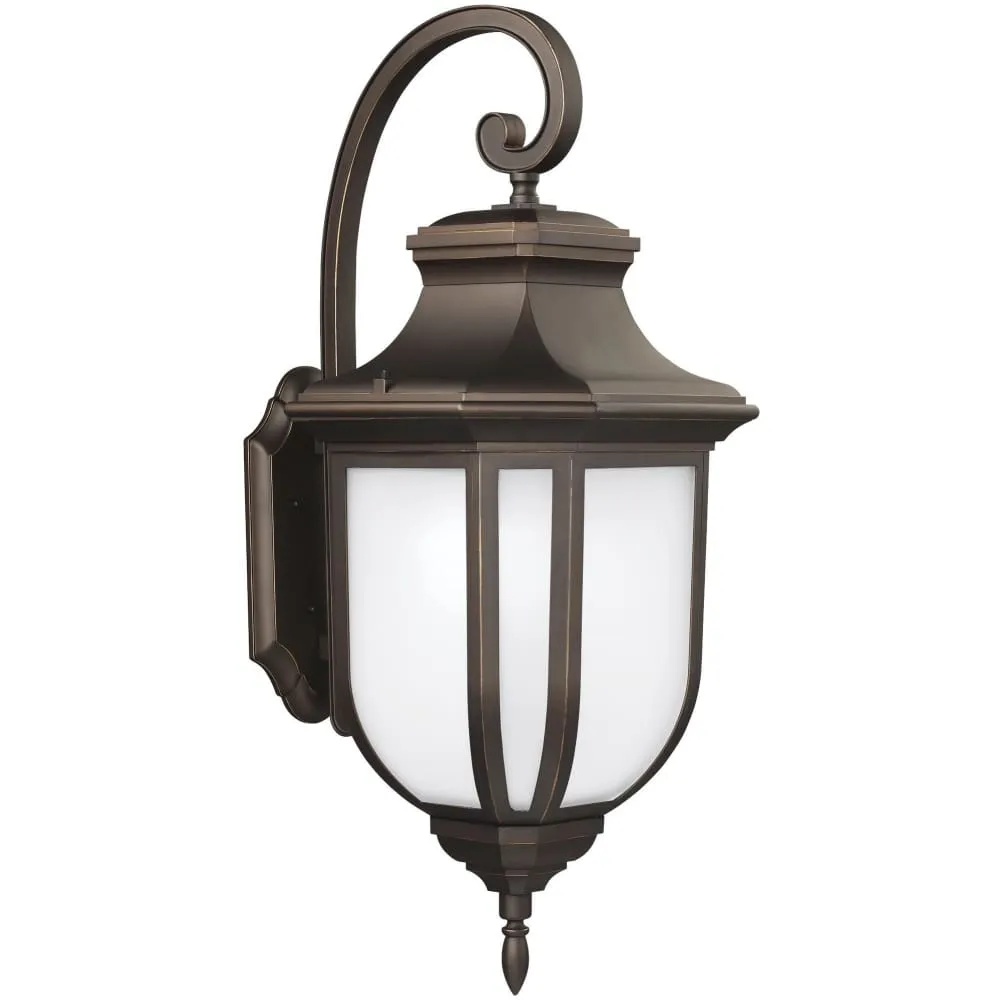 Childress Antique Bronze LED Outdoor Wall Lantern