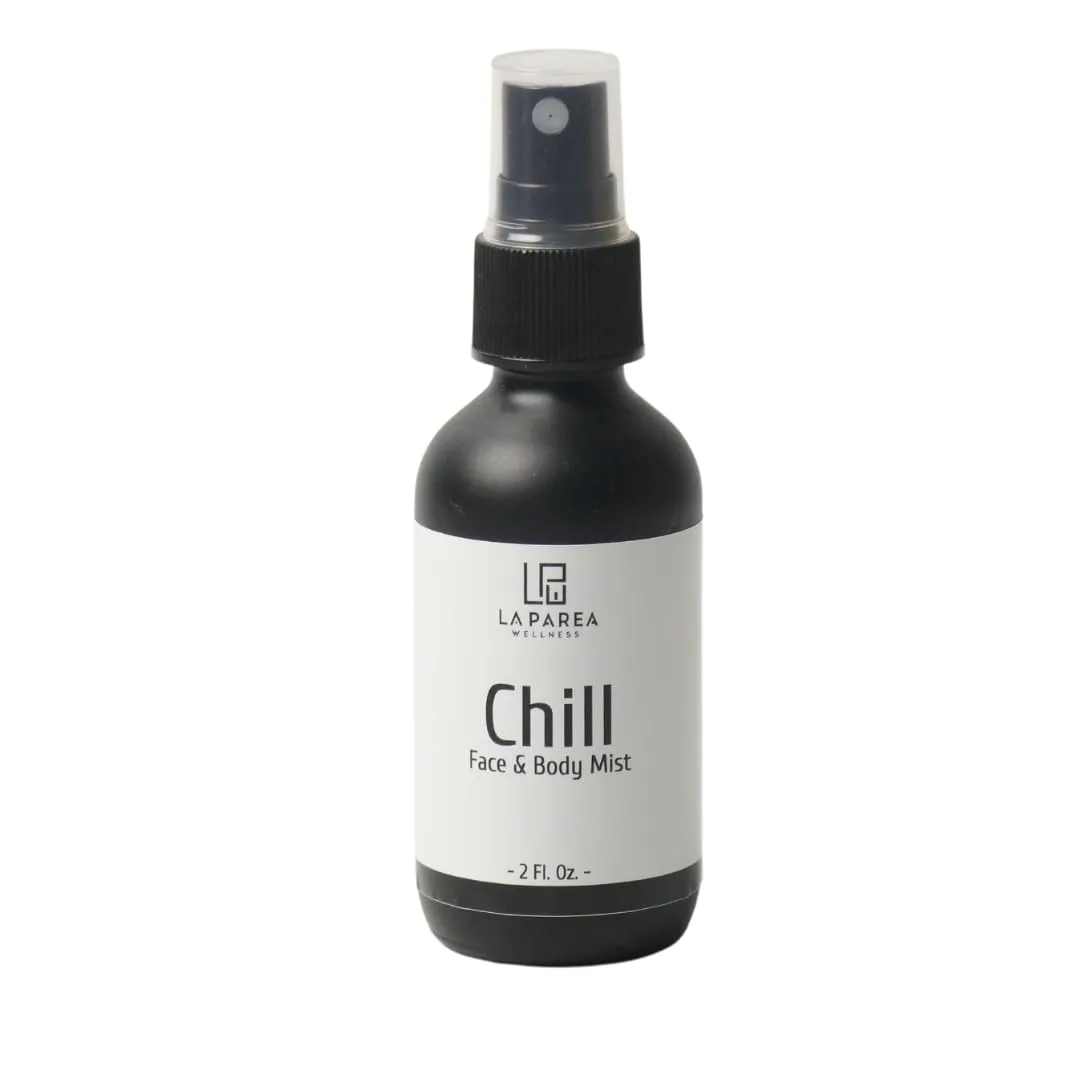 Chill Pillow Spray by La Parea Wellness. The same oil diffuser results on an easier access level.