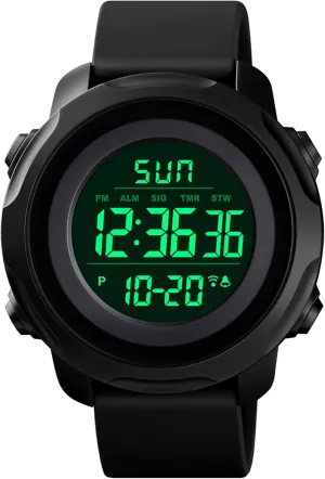 CKE Men's Digital Sports Watch Military Electronic Waterproof Wrist Watches for Men with Stopwatch Alarm LED Backlight