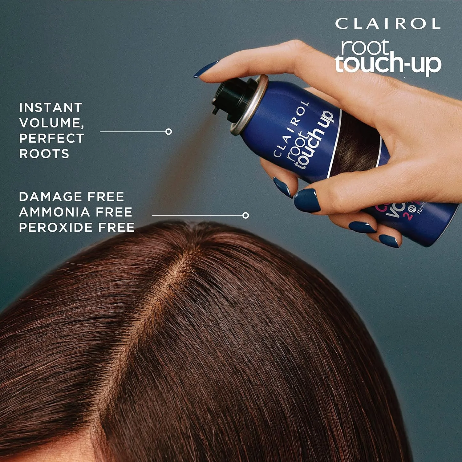 Clairol Root Touch-Up Color   Volume 2-in-1 Temporary Spray, Dark to Medium Blonde Hair Color, Pack of 1
