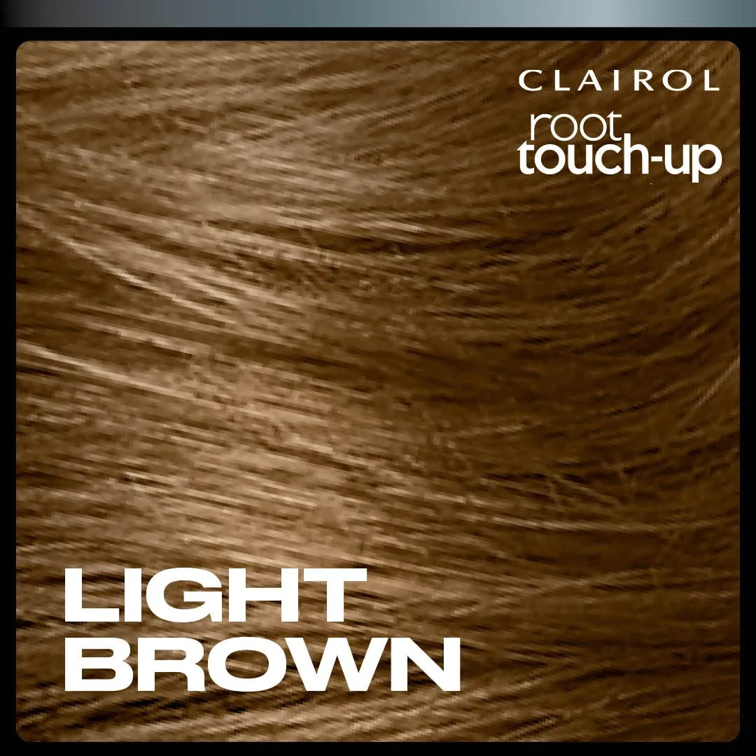 Clairol Root Touch-Up Color   Volume 2-in-1 Temporary Spray, Light Brown Hair Color, Pack of 1