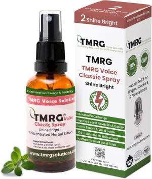 Classic Vocal Remedy Spray - Natural Fast Acting Relief for Singers, Speakers, and Professionals | Instant Clarity & Tone Enhancement - Quick Fix for Vocal Fatigue, Inflammation, and Hoarseness