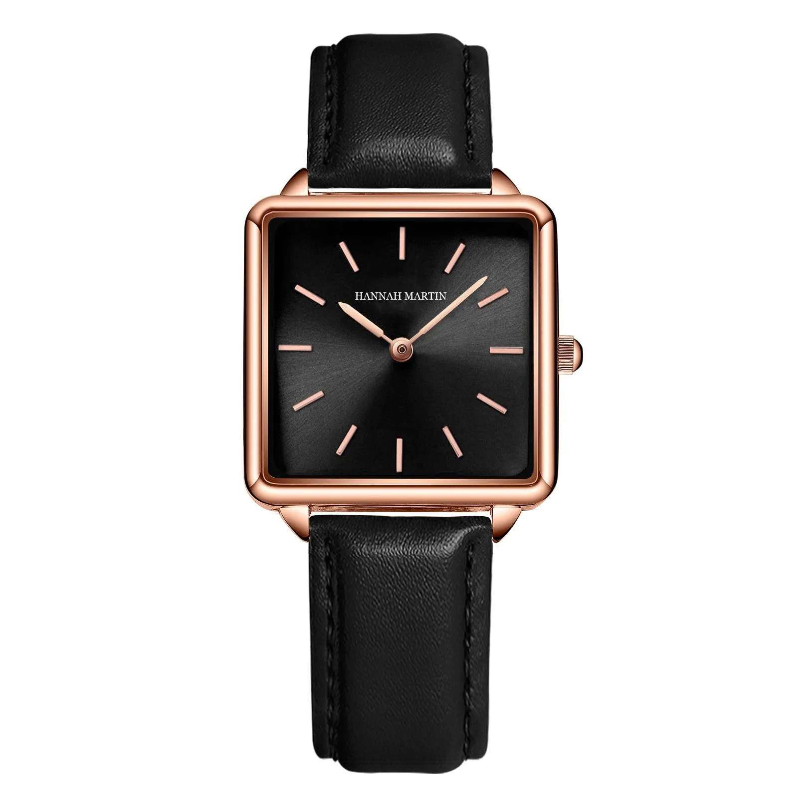 Classic Waterproof Square Business Watch Light
