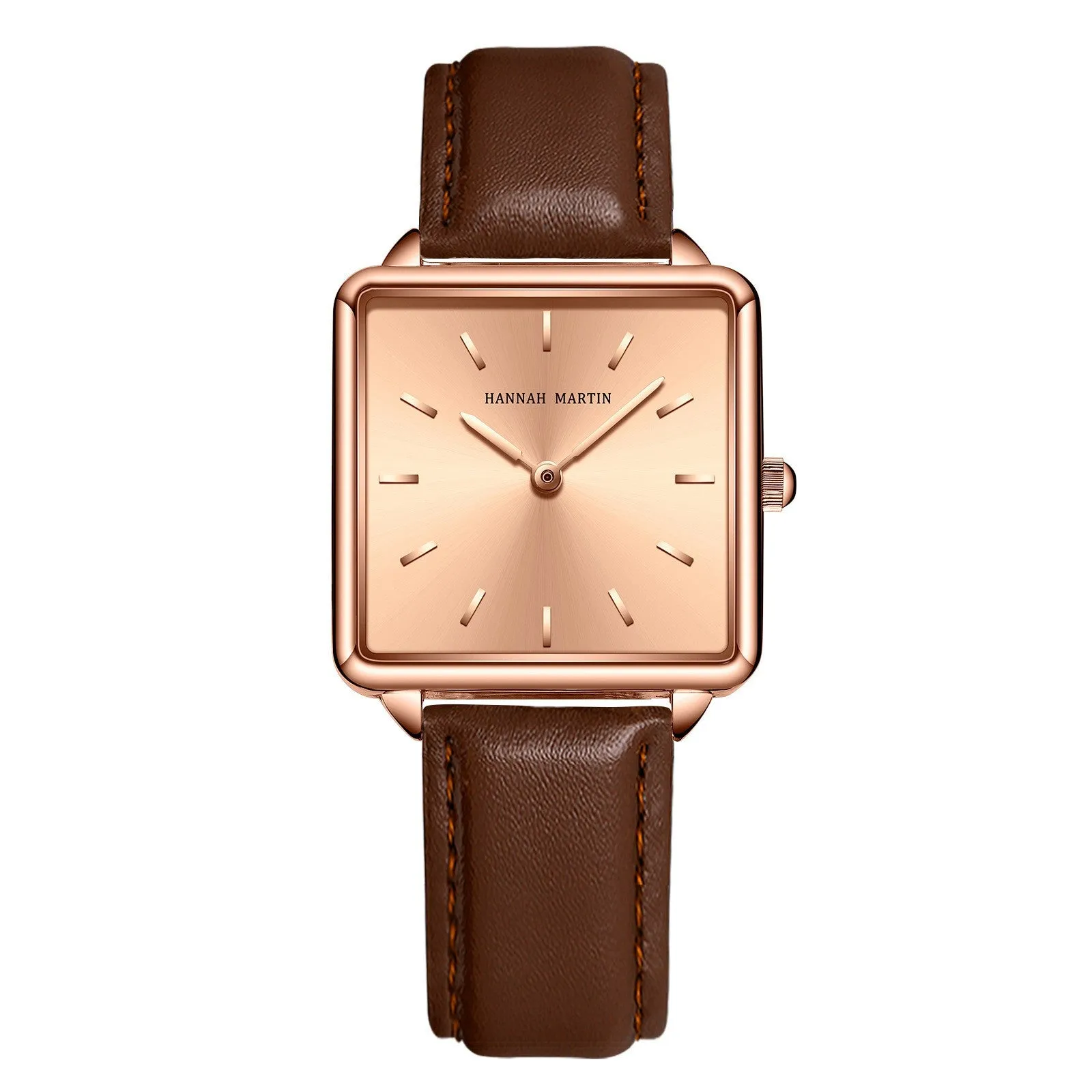 Classic Waterproof Square Business Watch Light