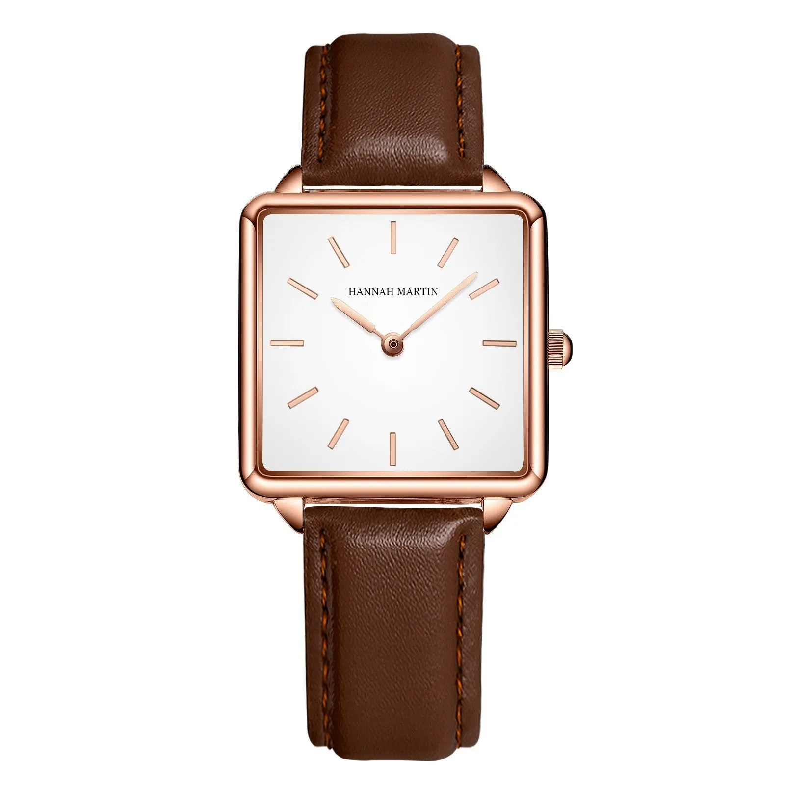 Classic Waterproof Square Business Watch Light