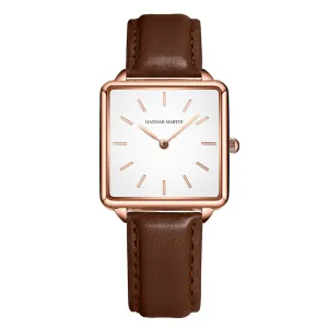 Classic Waterproof Square Business Watch Light